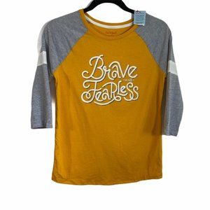 NWT brave and fearless baseball top